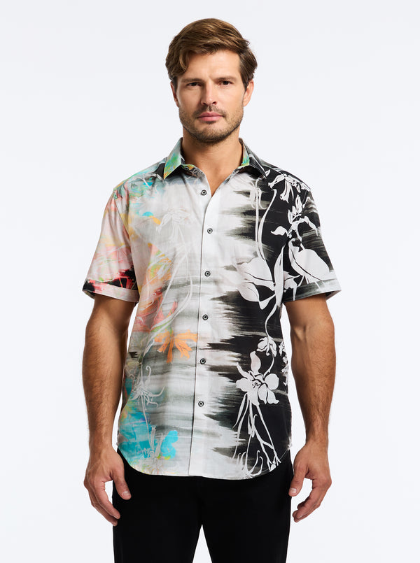 AMALFI SHORT SLEEVE BUTTON DOWN SHIRT