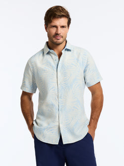 ROYAL PALMS SHORT SLEEVE BUTTON DOWN SHIRT