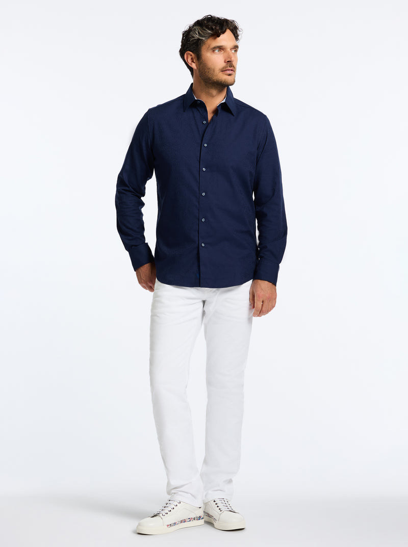 ODYSSEY LONG SLEEVE BUTTON DOWN SHIRT