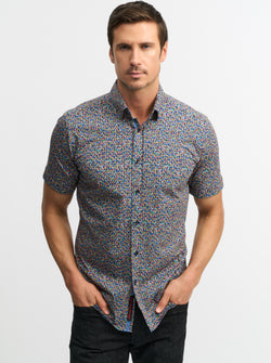 RITTER SHORT SLEEVE BUTTON DOWN SHIRT