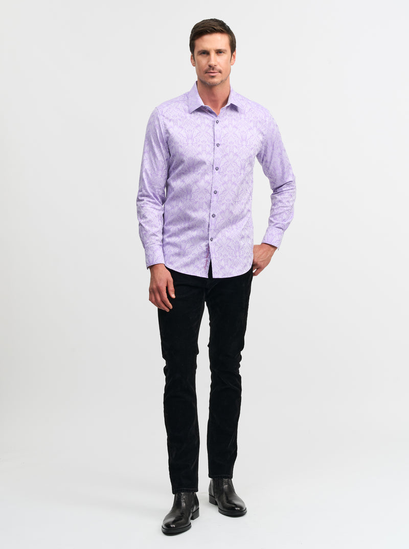 HIGHLAND 6 LONG SLEEVE BUTTON DOWN SHIRT