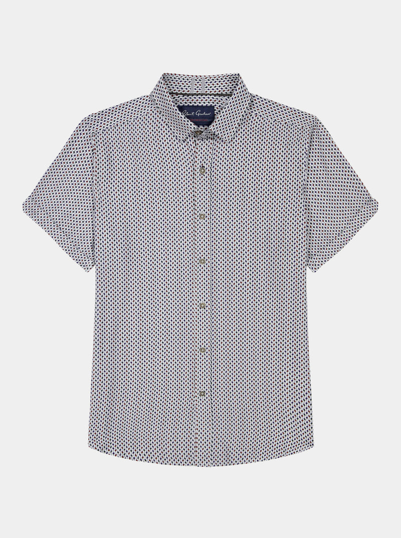 TREGO SHORT SLEEVE BUTTON DOWN SHIRT