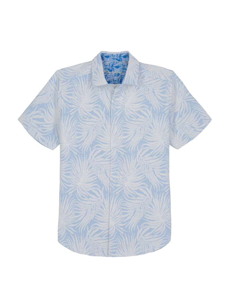 ROYAL PALMS SHORT SLEEVE BUTTON DOWN SHIRT