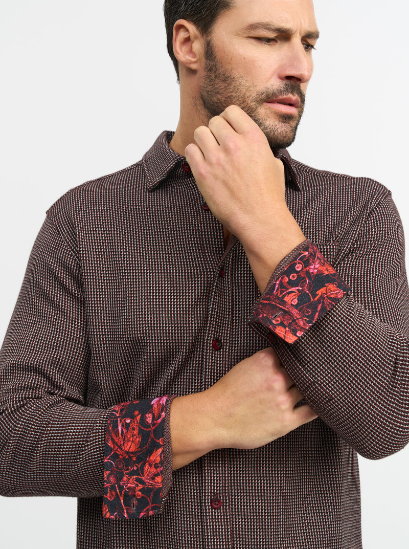 BRESSETT LONG SLEEVE BUTTON DOWN SHIRT