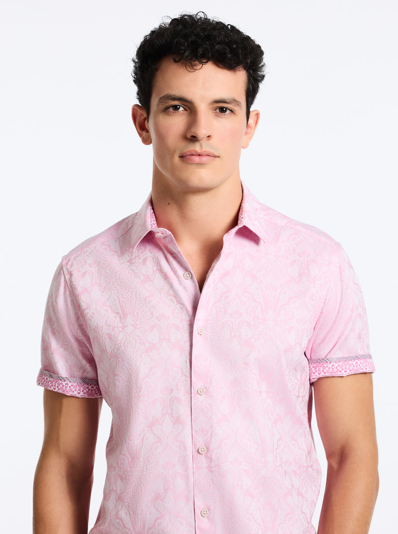 HIGHLAND SHORT SLEEVE BUTTON DOWN SHIRT