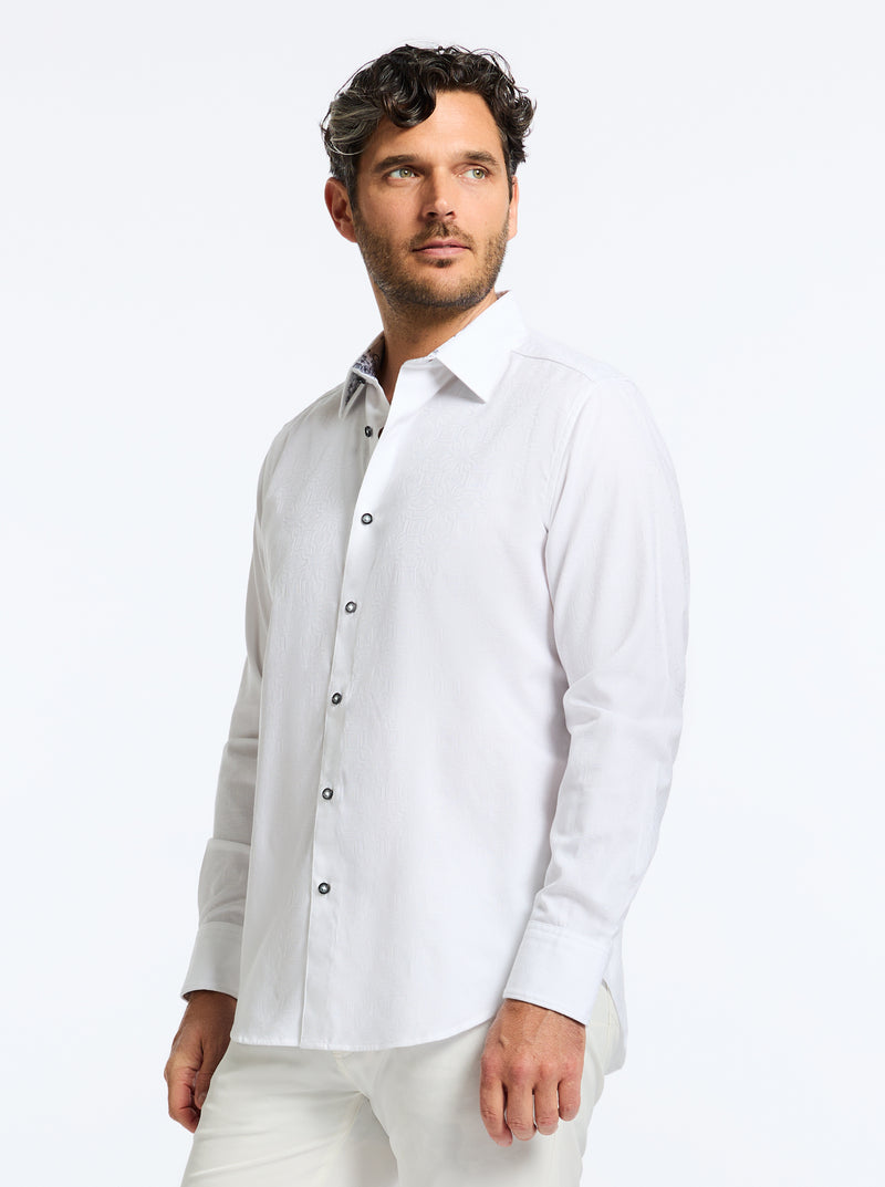 ODYSSEY LONG SLEEVE BUTTON DOWN SHIRT