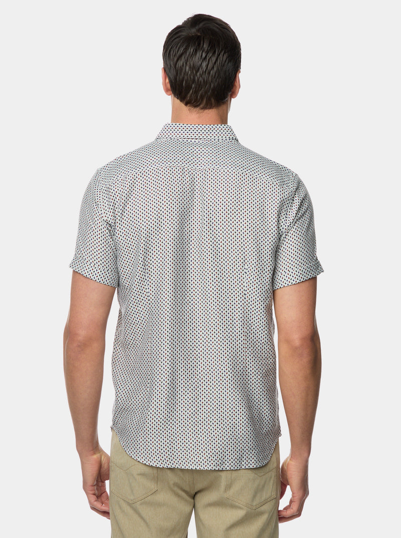 TREGO SHORT SLEEVE BUTTON DOWN SHIRT