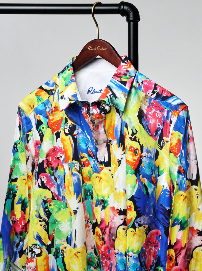 LIMITED EDITION THE WILD LIFE LONG SLEEVE BUTTON DOWN SHIRT