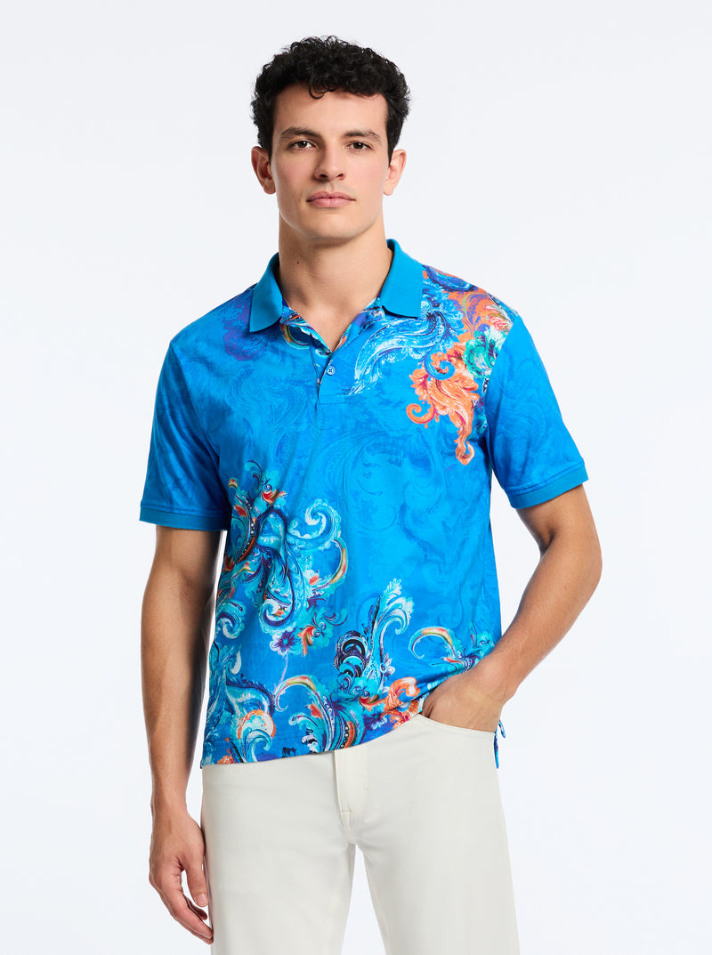 ROYAL SCROLL SHORT SLEEVE POLO