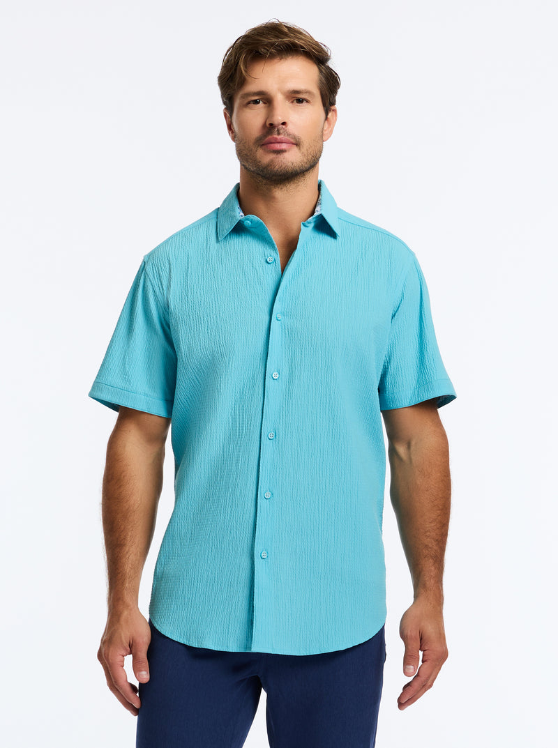 THRESHER SHORT SLEEVE BUTTON DOWN SHIRT