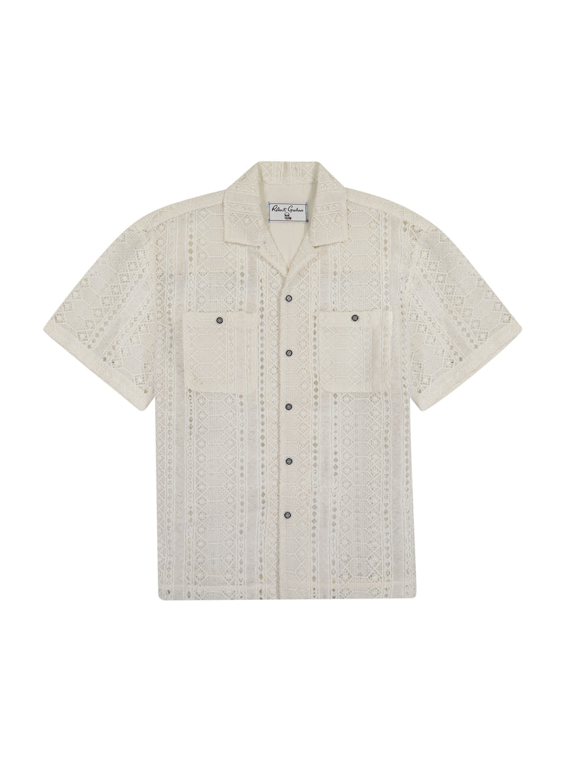 MILANESE SHORT SLEEVE BUTTON DOWN SHIRT