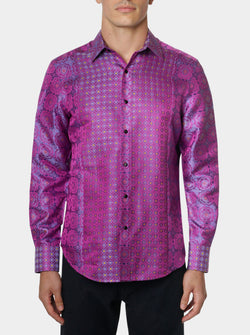 LIMITED EDITION LA STRAVAGANZA LONG SLEEVE BUTTON DOWN SHIRT