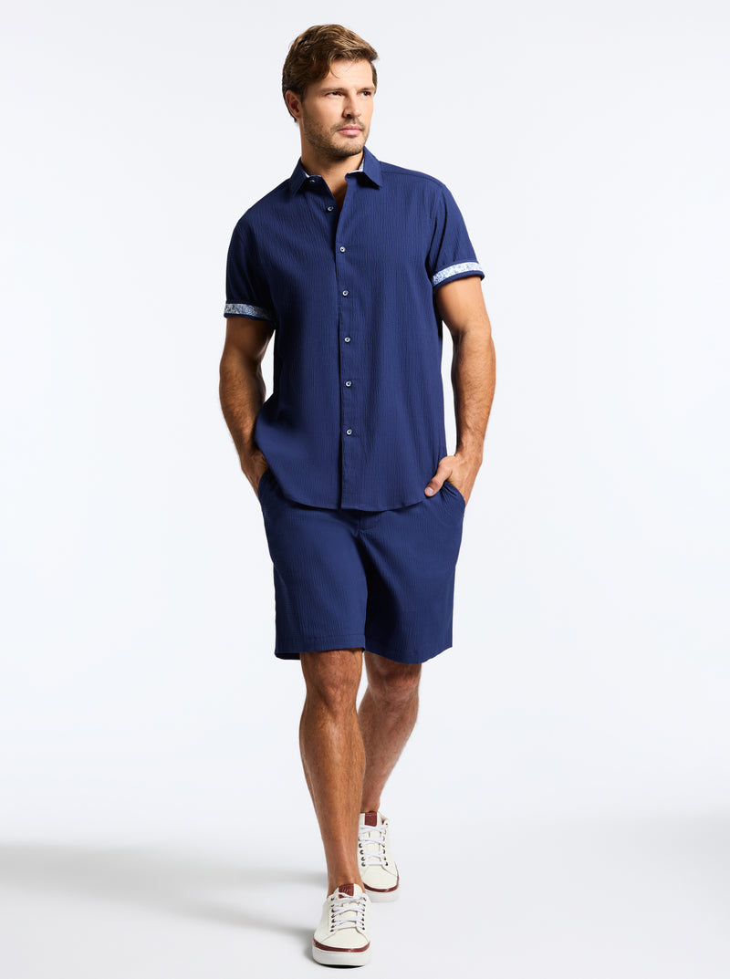 THRESHER SHORT SLEEVE BUTTON DOWN SHIRT