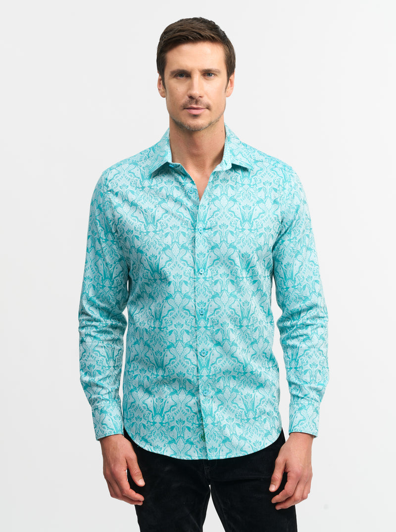 HIGHLAND 6 LONG SLEEVE BUTTON DOWN SHIRT