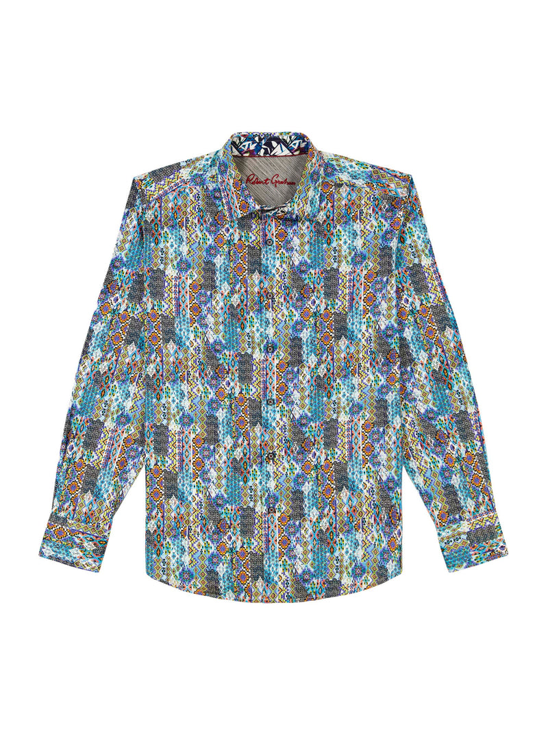 MEROLA LONG SLEEVE BUTTON DOWN SHIRT