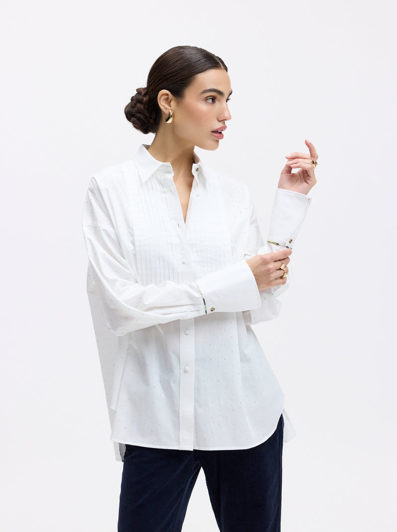 MELODY LONG SLEEVE BUTTON DOWN SHIRT