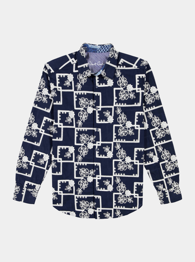 OLEANDER LONG SLEEVE BUTTON DOWN SHIRT