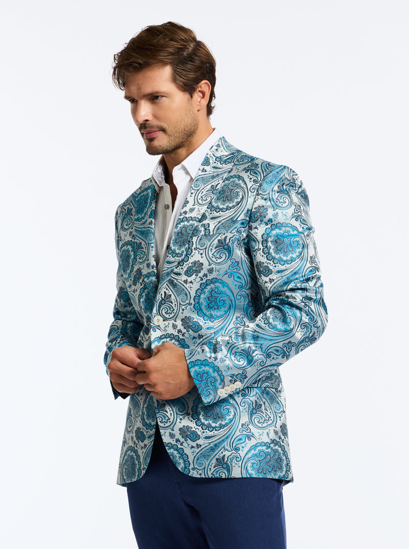 LIMITED EDITION AQUA BLOOM BLAZER