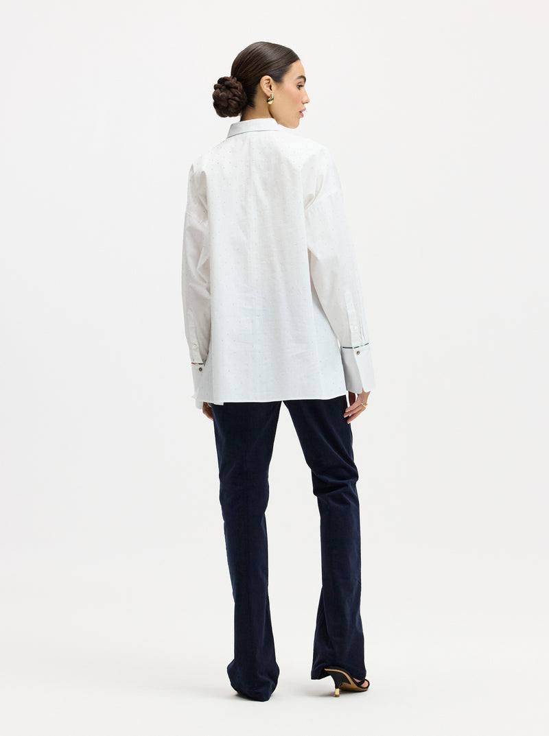 MELODY LONG SLEEVE BUTTON DOWN SHIRT