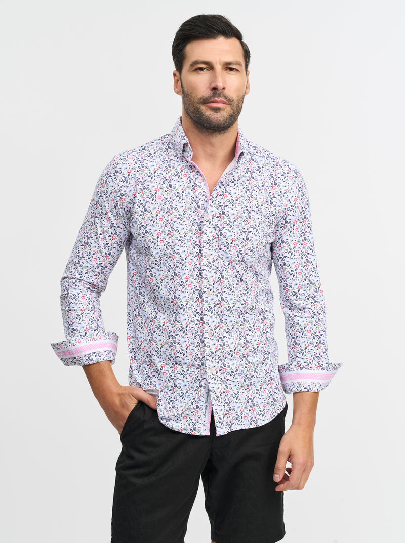 AVALOS LONG SLEEVE BUTTON DOWN SHIRT