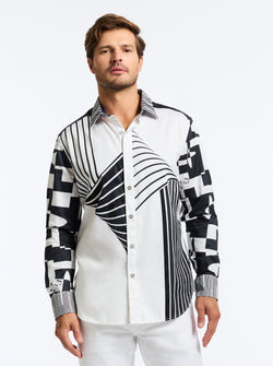 LIMITED EDITION VITO'S VISION LONG SLEEVE BUTTON DOWN SHIRT TALL