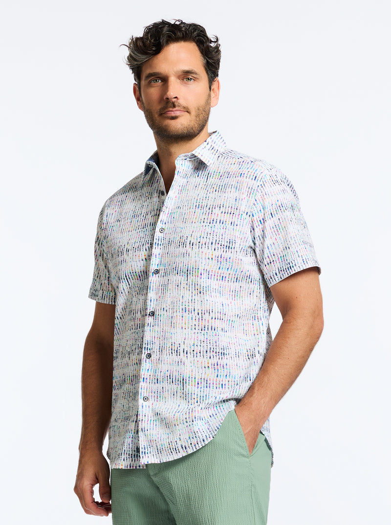 PONZA SHORT SLEEVE BUTTON DOWN SHIRT