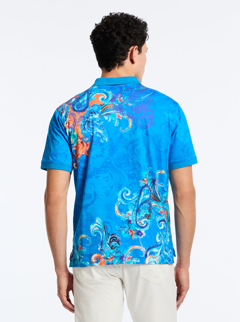 ROYAL SCROLL SHORT SLEEVE POLO