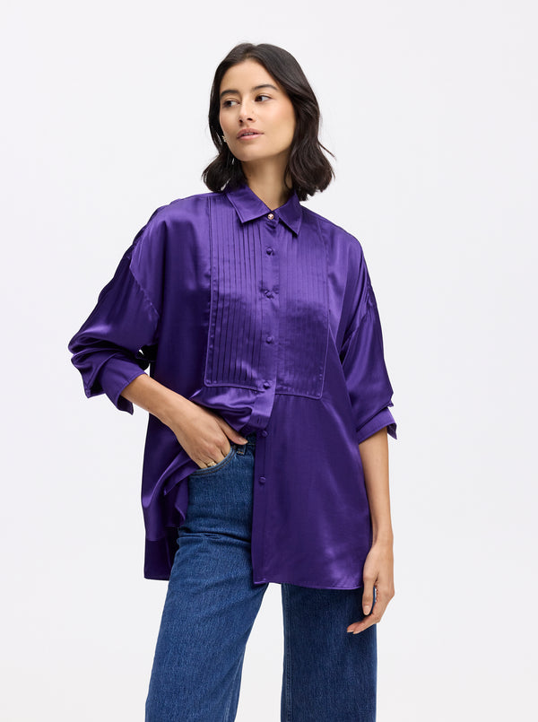 MELODY LONG SLEEVE BUTTON DOWN SHIRT