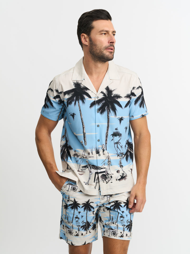 SUNBURN SONATA SHORT SLEEVE BUTTON DOWN SHIRT