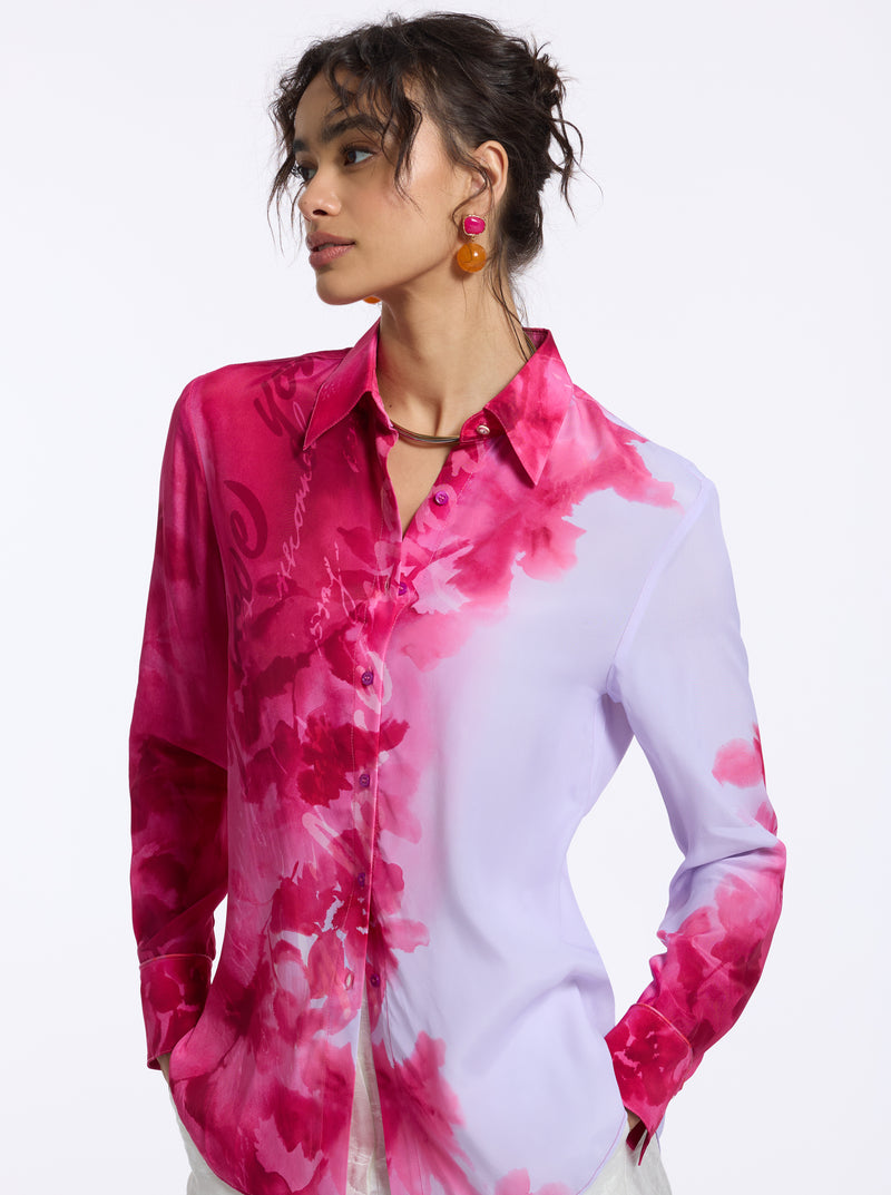 GABRIELA LONG SLEEVE BUTTON DOWN SHIRT