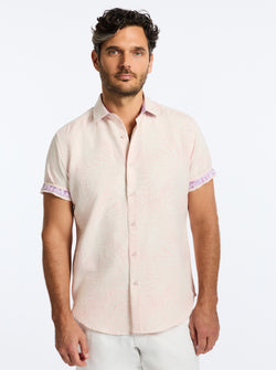 ROYAL PALMS SHORT SLEEVE BUTTON DOWN SHIRT BIG