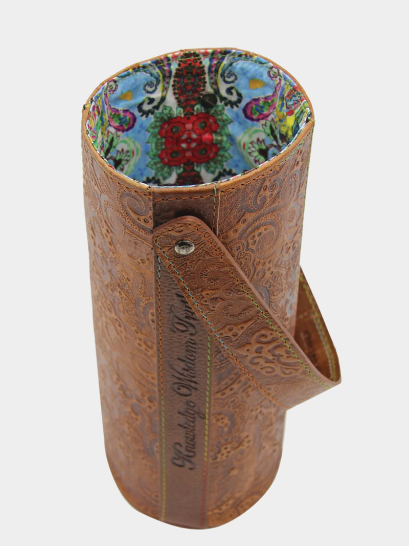 LEATHER WINE BOTTLE CARRIER