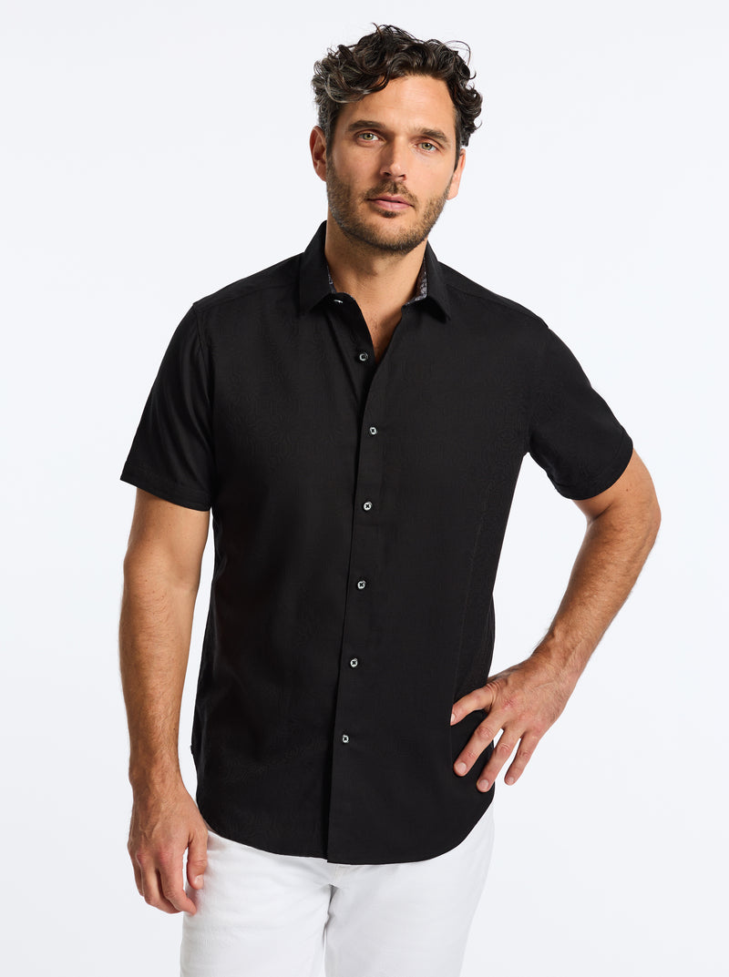 ODYSSEY SHORT SLEEVE BUTTON DOWN SHIRT