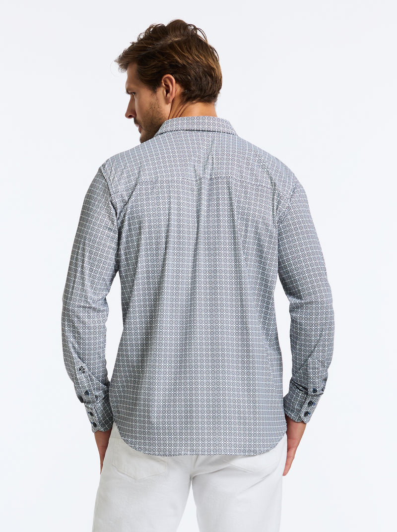 GRESHAM LONG SLEEVE BUTTON DOWN SHIRT