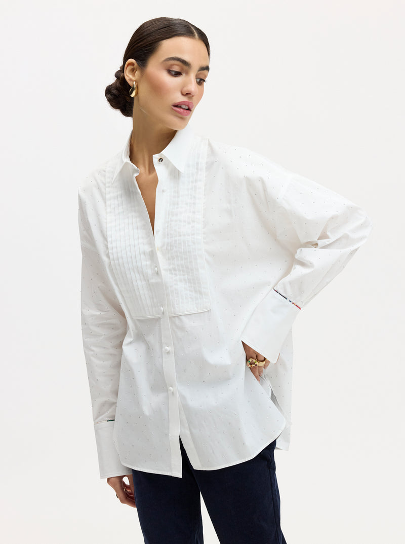 MELODY LONG SLEEVE BUTTON DOWN SHIRT