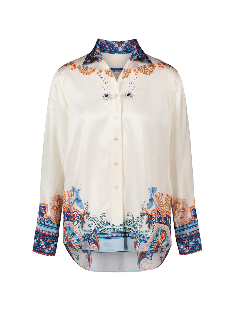 CARRIE LONG SLEEVE BUTTON DOWN SHIRT