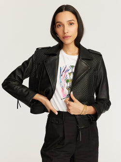 CLARA LEATHER JACKET