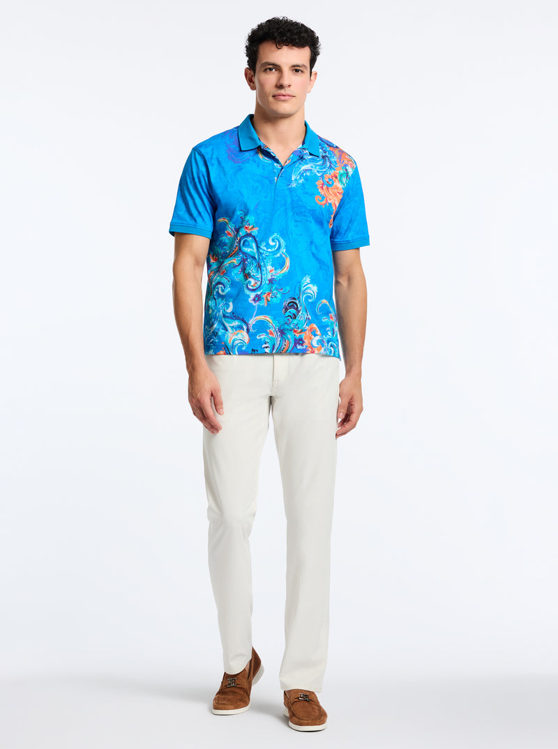 ROYAL SCROLL SHORT SLEEVE POLO