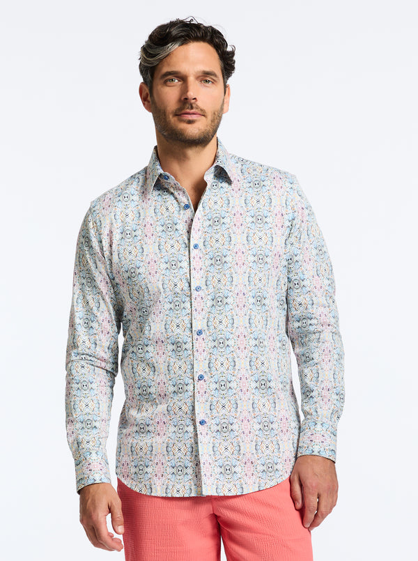 GOMERA LONG SLEEVE BUTTON DOWN SHIRT