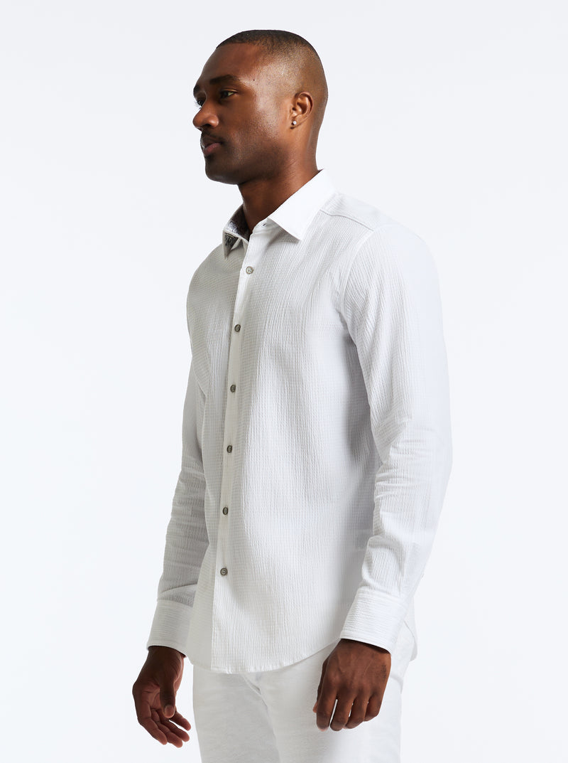 THRESHER LONG SLEEVE BUTTON DOWN SHIRT