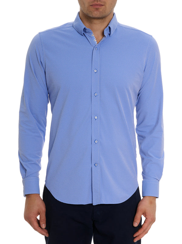 MARCUS MOTION LONG SLEEVE BUTTON DOWN SHIRT