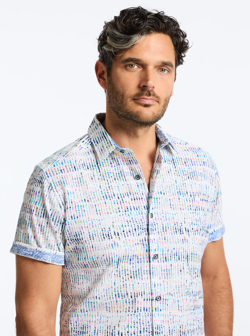 PONZA SHORT SLEEVE BUTTON DOWN SHIRT