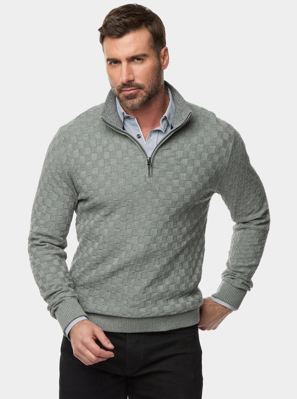 GAVINO 1/4 ZIP SWEATER