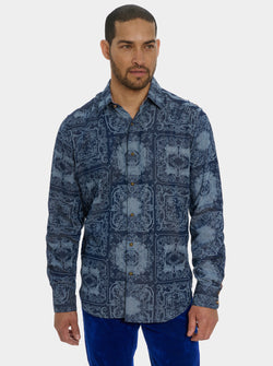 LIMITED EDITION IKEBANA LONG SLEEVE BUTTON DOWN SHIRT