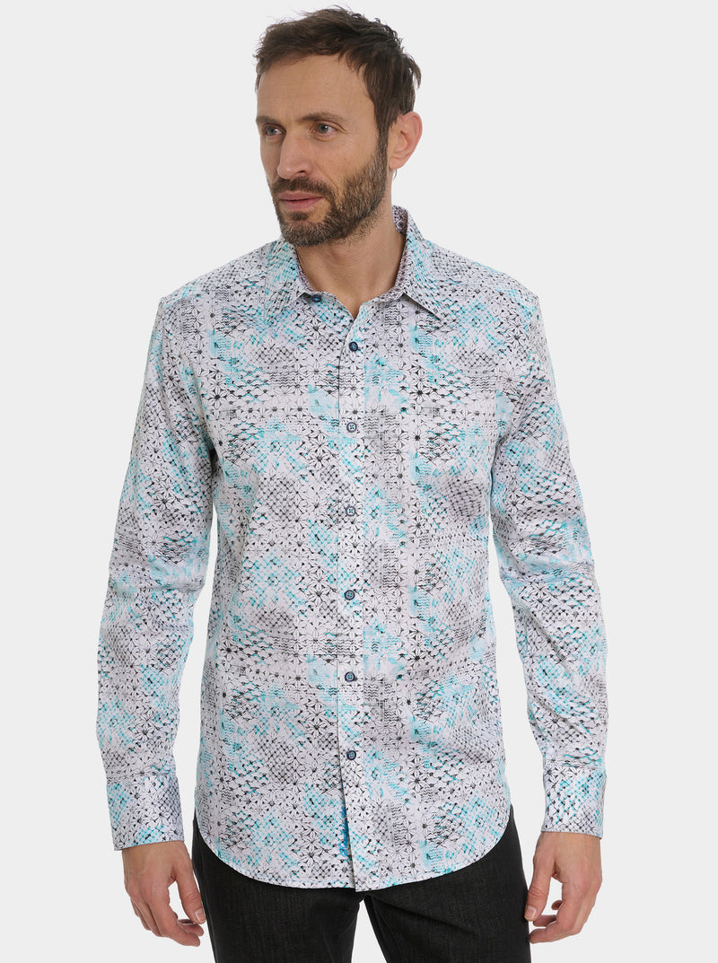 HENDRIKS LONG SLEEVE BUTTON DOWN SHIRT