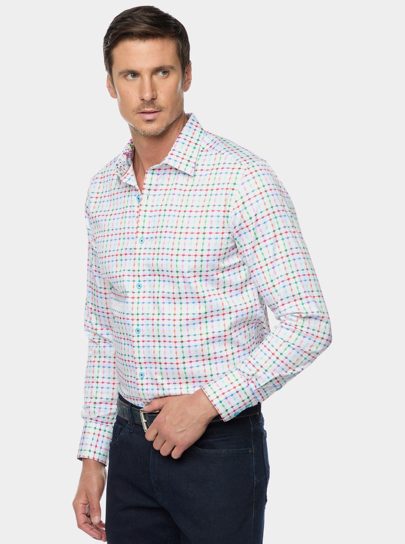 ASHBROOK LONG SLEEVE BUTTON DOWN SHIRT