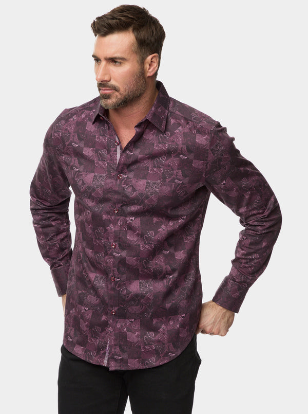 TOURNEAU LONG SLEEVE WOVEN SHIRT