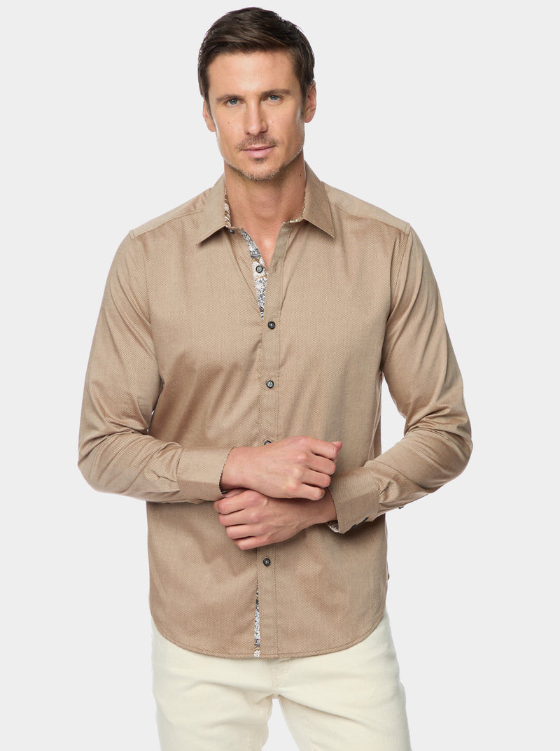 WAYFARER LONG SLEEVE BUTTON DOWN SHIRT