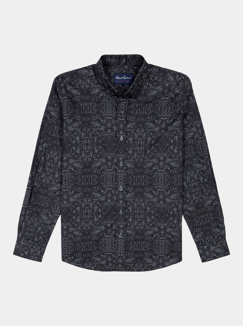 STROWELL LONG SLEEVE BUTTON DOWN SHIRT