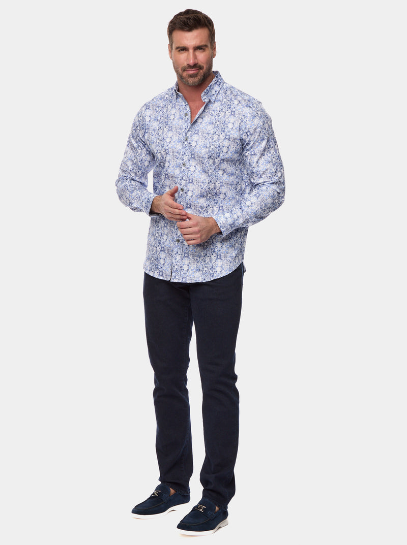 KANO LONG SLEEVE BUTTON DOWN SHIRT